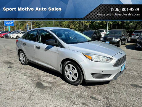 2017 Ford Focus for sale at Sport Motive Auto Sales in Seattle WA
