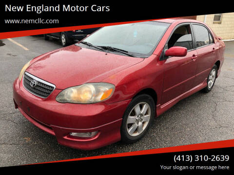 2005 Toyota Corolla for sale at New England Motor Cars in Springfield MA