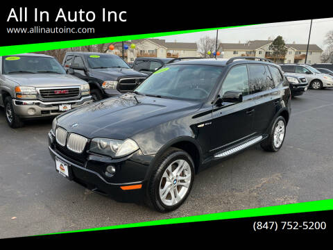 2008 BMW X3 for sale at All In Auto Inc in Palatine IL