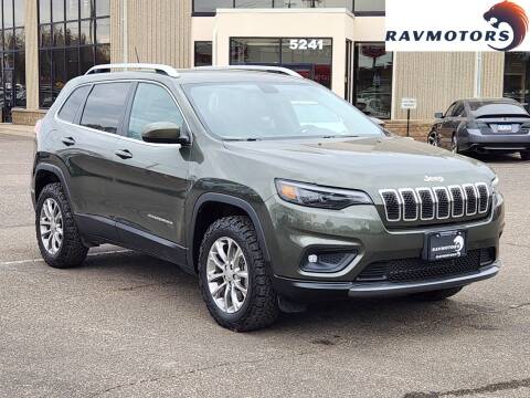 2019 Jeep Cherokee for sale at RAVMOTORS - CRYSTAL in Crystal MN