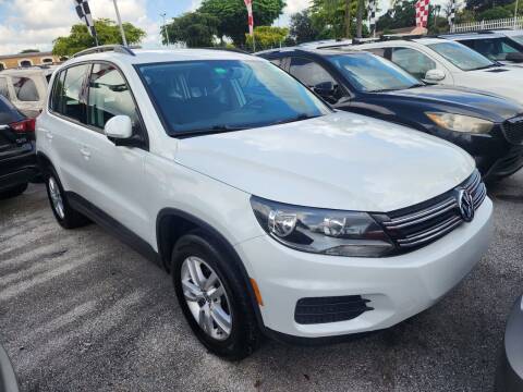 2015 Volkswagen Tiguan for sale at America Auto Wholesale Inc in Miami FL