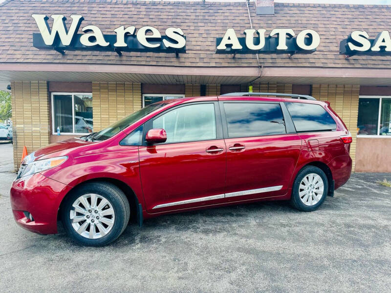 2016 Toyota Sienna for sale at Wares Auto Sales INC in Traverse City MI