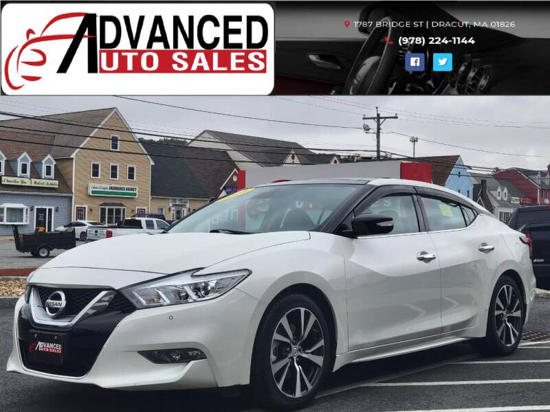 2016 Nissan Maxima for sale at Advanced Auto Sales in Dracut MA