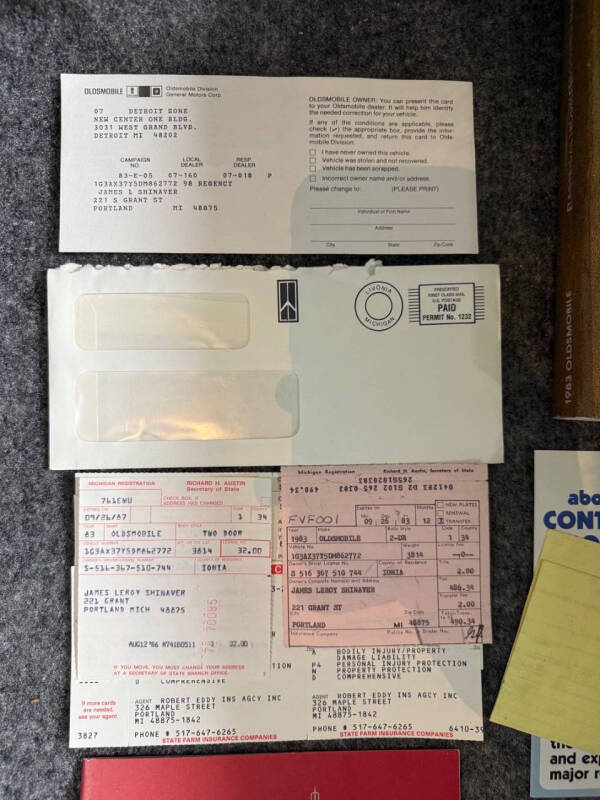 1983 Oldsmobile Ninety-Eight Regency