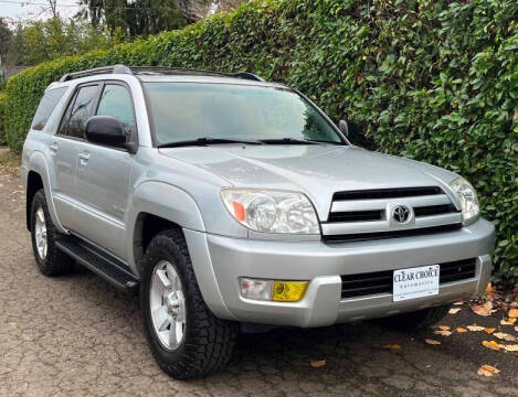 2003 Toyota 4Runner for sale at CLEAR CHOICE AUTOMOTIVE in Milwaukie OR