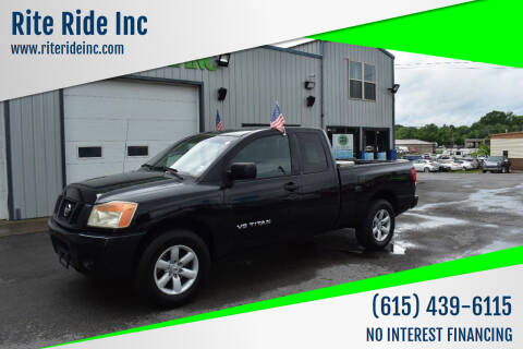2010 Nissan Titan for sale at Rite Ride Inc 2 in Shelbyville TN