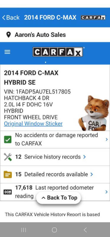 2014 Ford C-MAX Hybrid SE