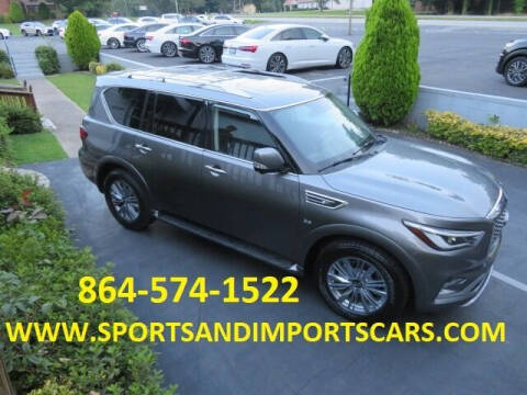 2019 Infiniti QX80 for sale at Sports & Imports INC in Spartanburg SC