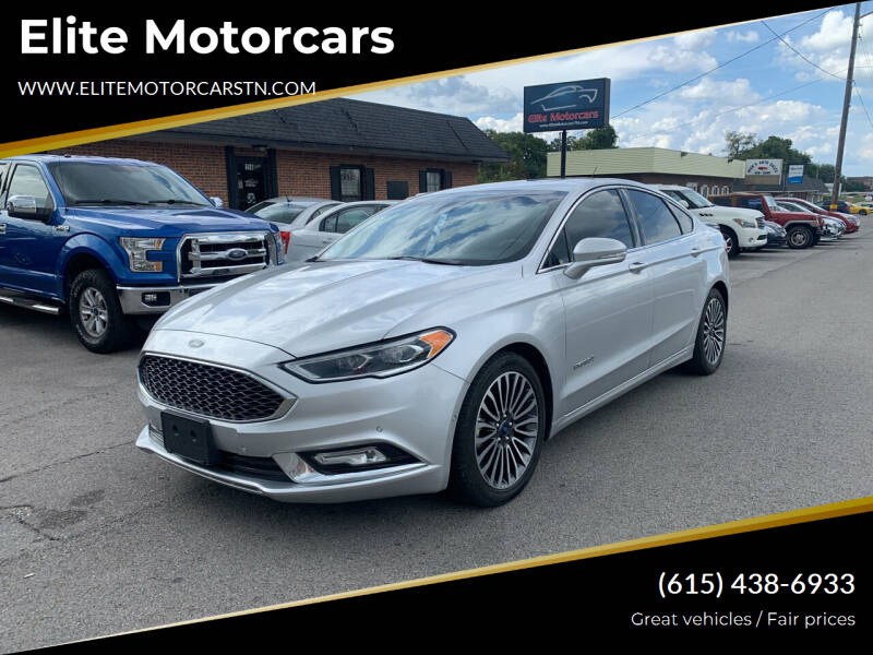 2018 Ford Fusion Hybrid for sale at Elite Motorcars in Smyrna TN