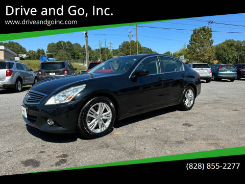 2013 Infiniti G37 Sedan for sale at Drive and Go, Inc. in Hickory NC