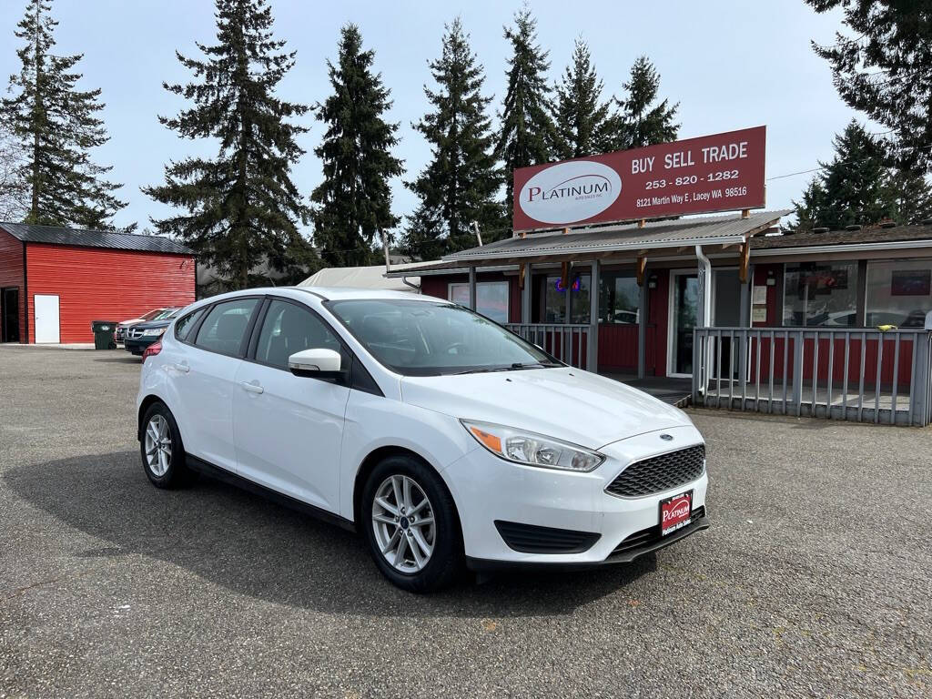 2017 Ford Focus for sale at PLATINUM AUTO SALES INC in Lacey, WA