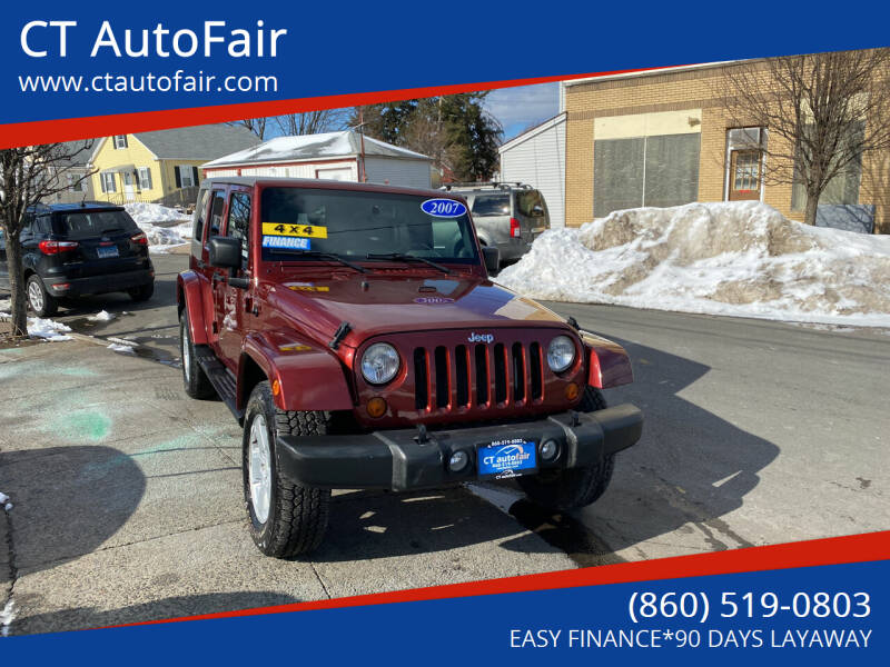 2007 Jeep Wrangler Unlimited for sale at CT AutoFair in West Hartford CT