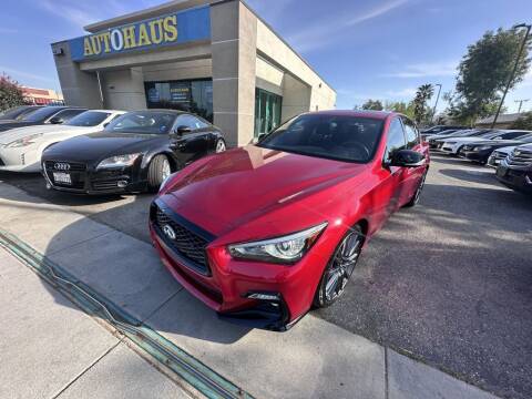 2021 Infiniti Q50 for sale at AutoHaus in Loma Linda CA