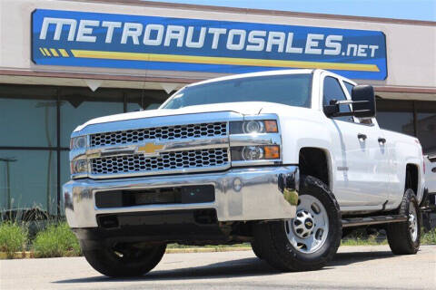 2019 Chevrolet Silverado 2500HD for sale at METRO AUTO SALES in Arlington TX