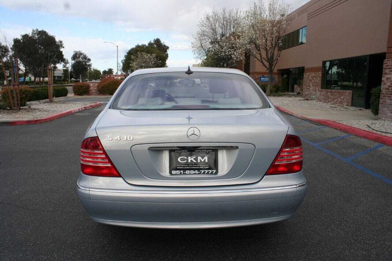 2004 Mercedes-Benz S-Class for sale at CK Motors in Murrieta, CA