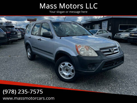 2006 Honda CR-V for sale at Mass Motors LLC in Worcester MA