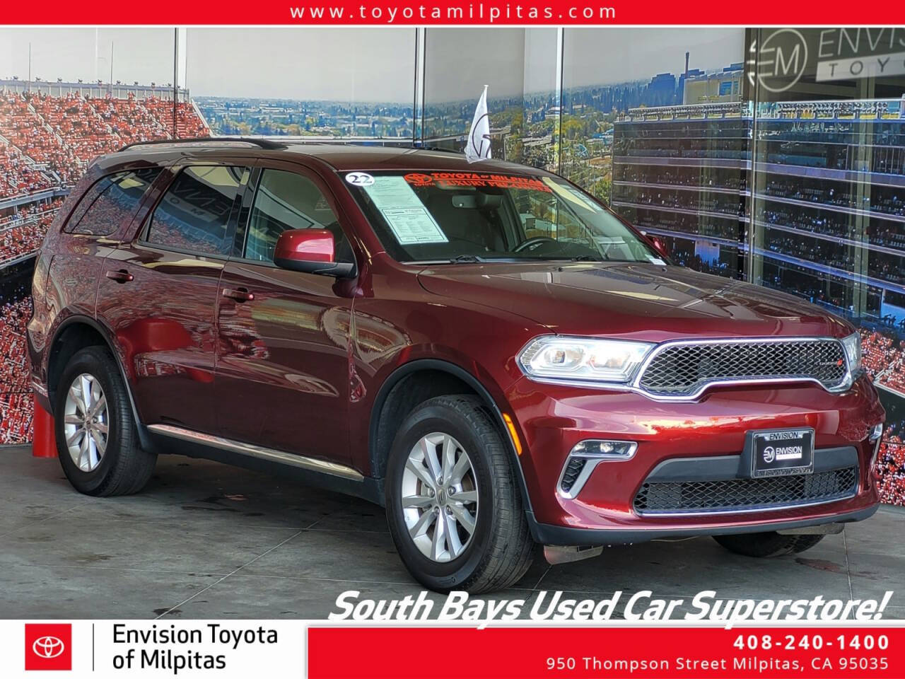 2022 Dodge Durango for sale at Envision Toyota of Milpitas in Milpitas, CA