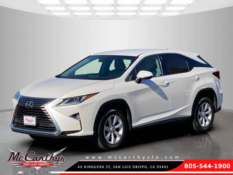 2017 Lexus RX 350 for sale at McCarthy Wholesale in San Luis Obispo CA