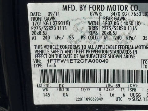 2012 Ford F-150
