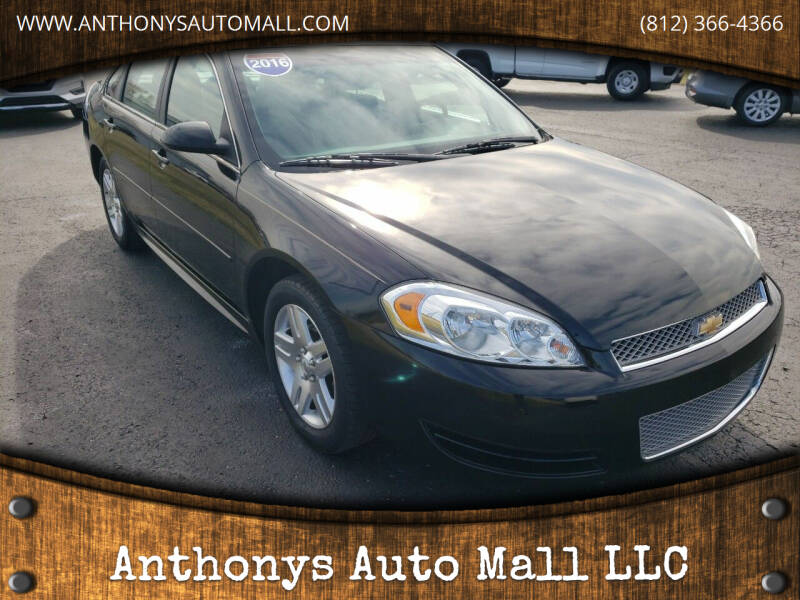 2016 Chevrolet Impala Limited for sale at Anthonys Auto Mall LLC in New Salisbury IN