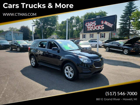 2016 Chevrolet Equinox for sale at Cars Trucks & More in Howell MI