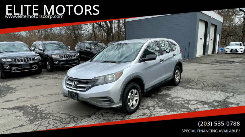 2013 Honda CR-V for sale at ELITE MOTORS in West Haven CT