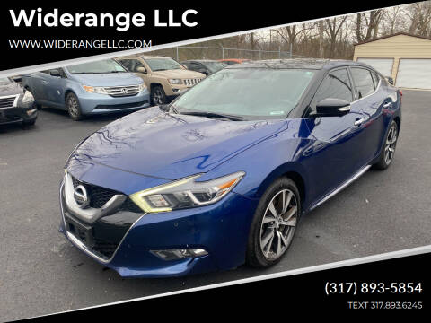 2016 Nissan Maxima for sale at Widerange LLC in Greenwood IN