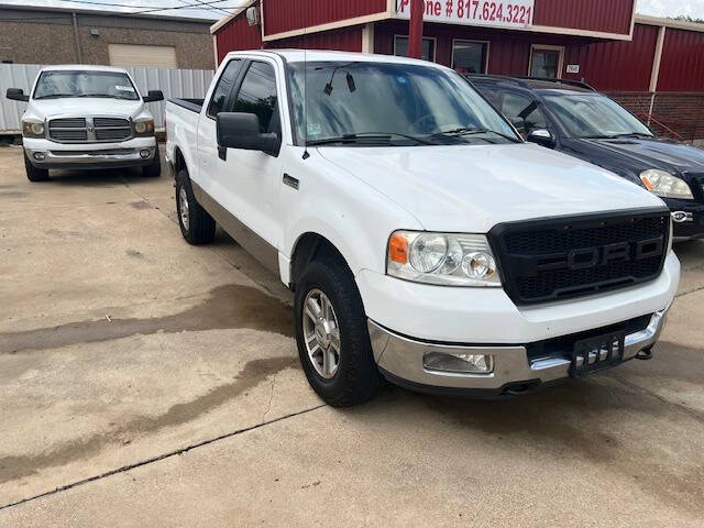 Used 2005 Ford F-150 XLT with VIN 1FTPX14585KC86729 for sale in Fort Worth, TX