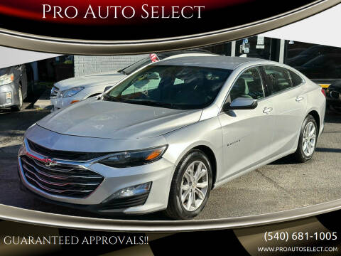 2020 Chevrolet Malibu for sale at Pro Auto Select in Fredericksburg VA