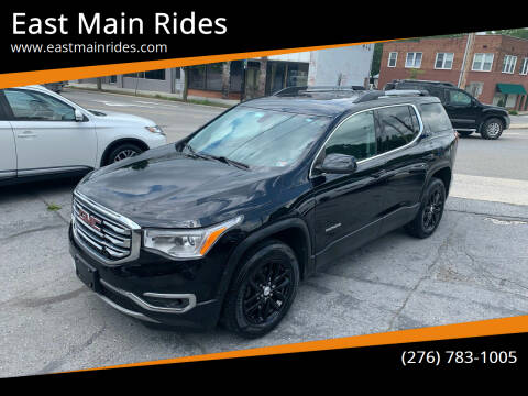 2018 GMC Acadia for sale at East Main Rides in Marion VA