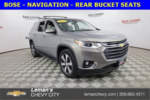 2018 Chevrolet Traverse for sale at Leman's Chevy City in Bloomington IL