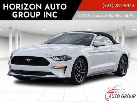 2018 Ford Mustang for sale at HORIZON AUTO GROUP INC in Orlando FL
