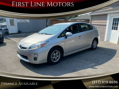 2010 Toyota Prius for sale at First Line Motors in Brownsburg IN