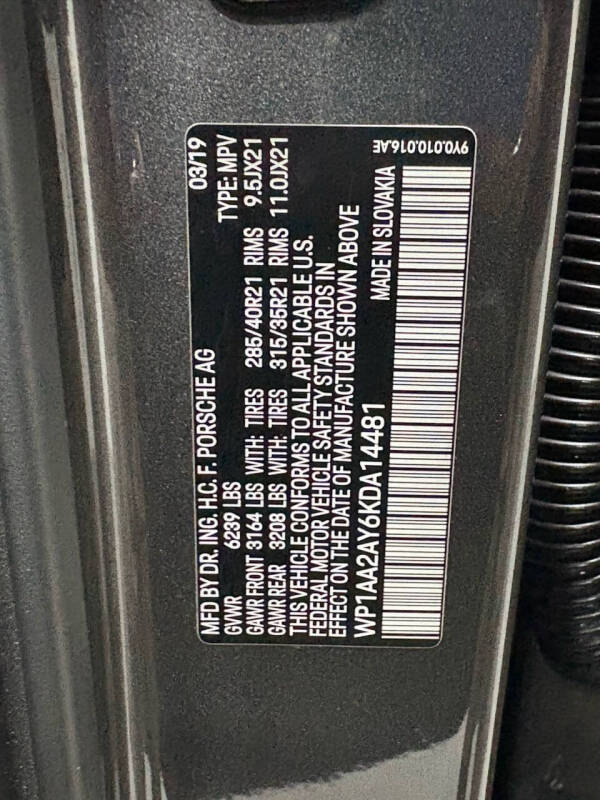 2019 Porsche Cayenne