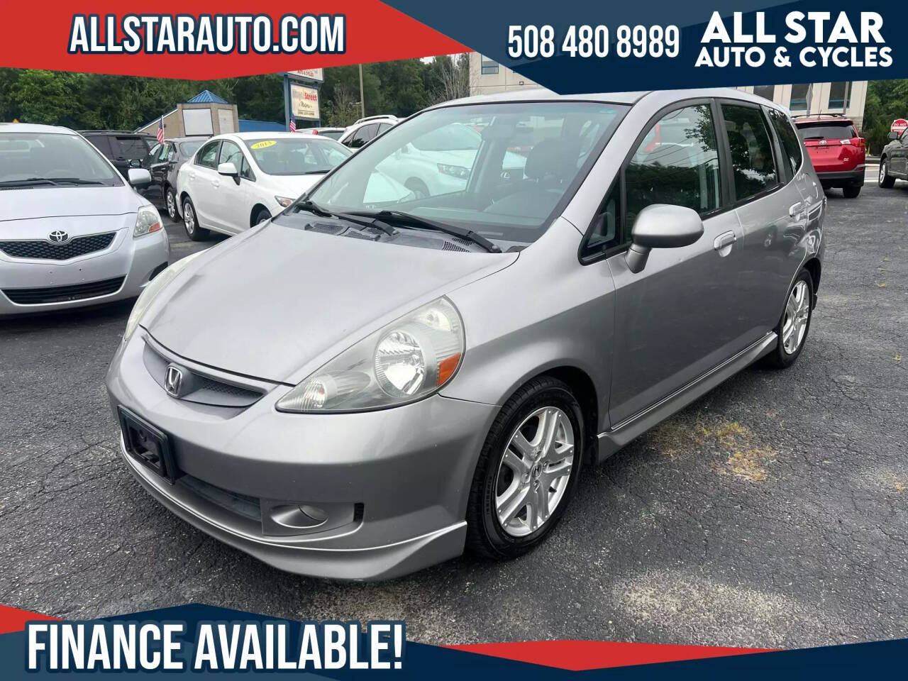 2007 Honda Fit for sale at All Star Auto  Cycles in Marlborough, MA