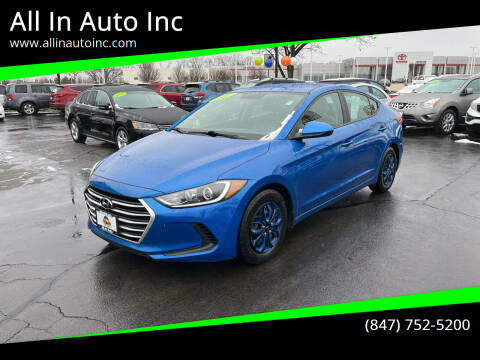2017 Hyundai Elantra for sale at All In Auto Inc in Palatine IL