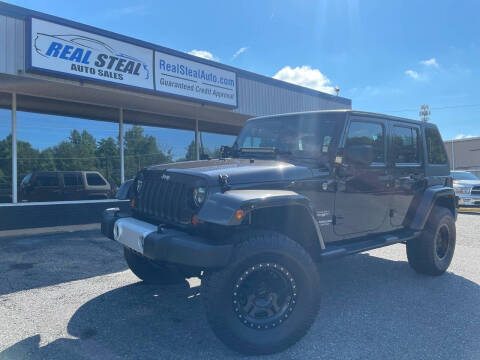 2013 Jeep Wrangler Unlimited for sale at Real Steal Auto Sales & Repair Inc in Gastonia NC