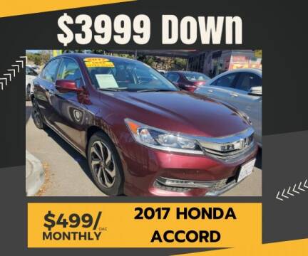 2017 Honda Accord for sale at ALL CREDIT AUTO SALES in San Jose CA