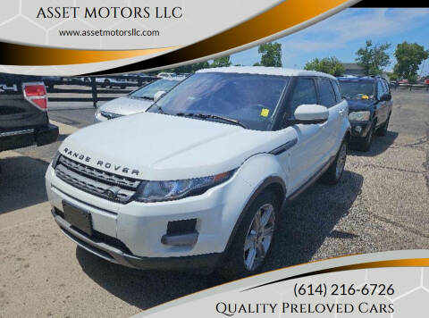 2013 Land Rover Range Rover Evoque for sale at ASSET MOTORS LLC in Westerville OH