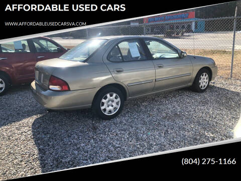 2000 Nissan Sentra for sale at AFFORDABLE USED CARS in North Chesterfield VA