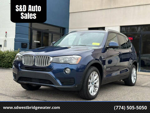 2016 BMW X3 for sale at S&D Auto Sales in West Bridgewater MA