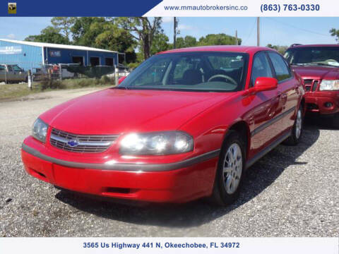 2004 Chevrolet Impala for sale at M & M AUTO BROKERS INC in Okeechobee FL