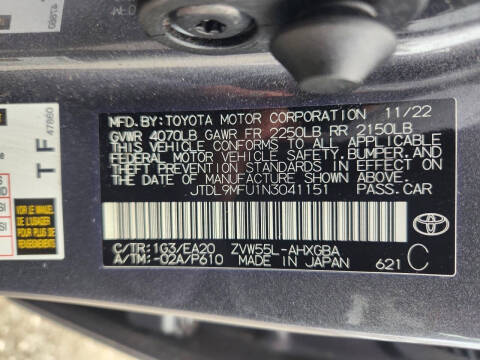 2022 Toyota Prius LE AWD-e