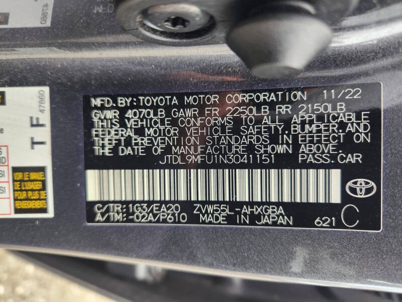 2022 Toyota Prius LE AWD-e