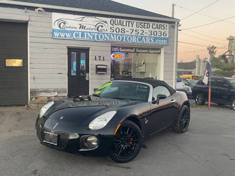 2007 Pontiac Solstice for sale at Clinton MotorCars in Shrewsbury MA