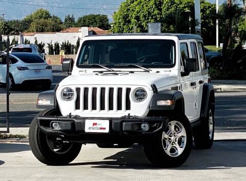 2021 Jeep Wrangler Unlimited for sale at Fastrack Auto Inc in Rosemead CA
