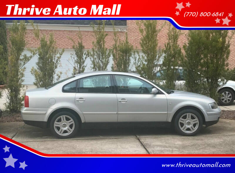 2001 Volkswagen Passat for sale at Thrive Auto Mall in Marietta GA