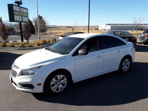 2015 Chevrolet Cruze for sale at More-Skinny Used Cars in Pueblo CO
