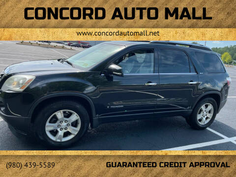 2008 GMC Acadia for sale at Concord Auto Mall in Concord NC