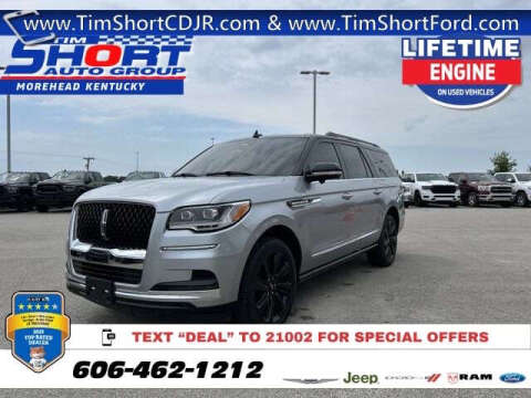 2022 Lincoln Navigator L for sale at Tim Short Chrysler Dodge Jeep RAM Ford of Morehead in Morehead KY